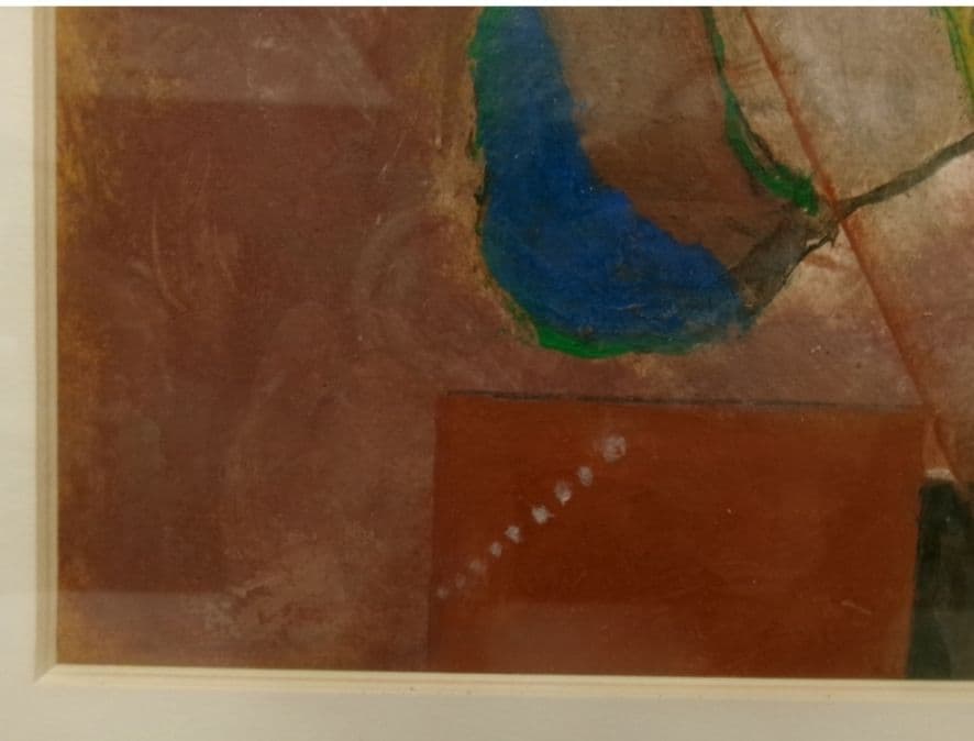 「女王陛下の興行師たちより 」TMサインあり、女性像 油彩 F4 額装