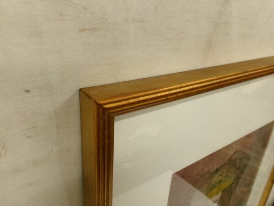 「女王陛下の興行師たちより 」TMサインあり、女性像 油彩 F4 額装