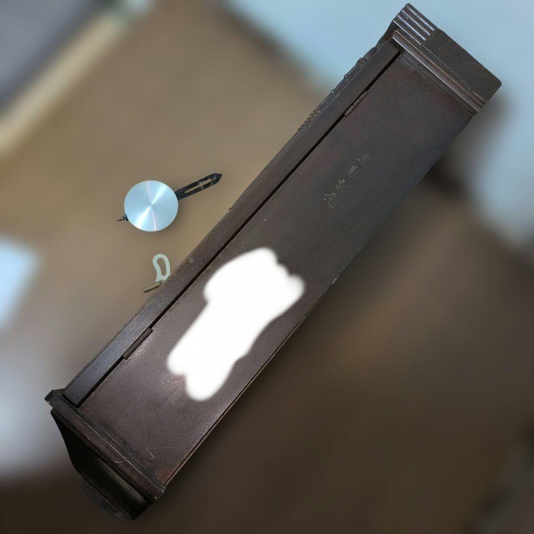 栄計舎 稼働品 ゼンマイ時計 振り子時計 古時計 昭和レトロ