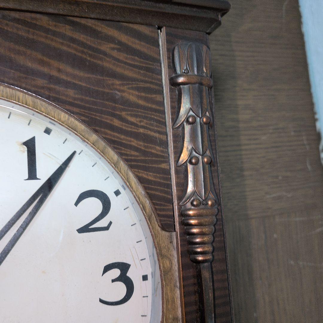 栄計舎 稼働品 ゼンマイ時計 振り子時計 古時計 昭和レトロ