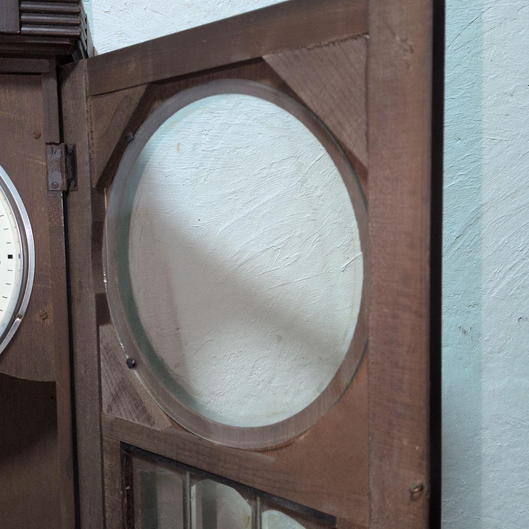 栄計舎 稼働品 ゼンマイ時計 振り子時計 古時計 昭和レトロ