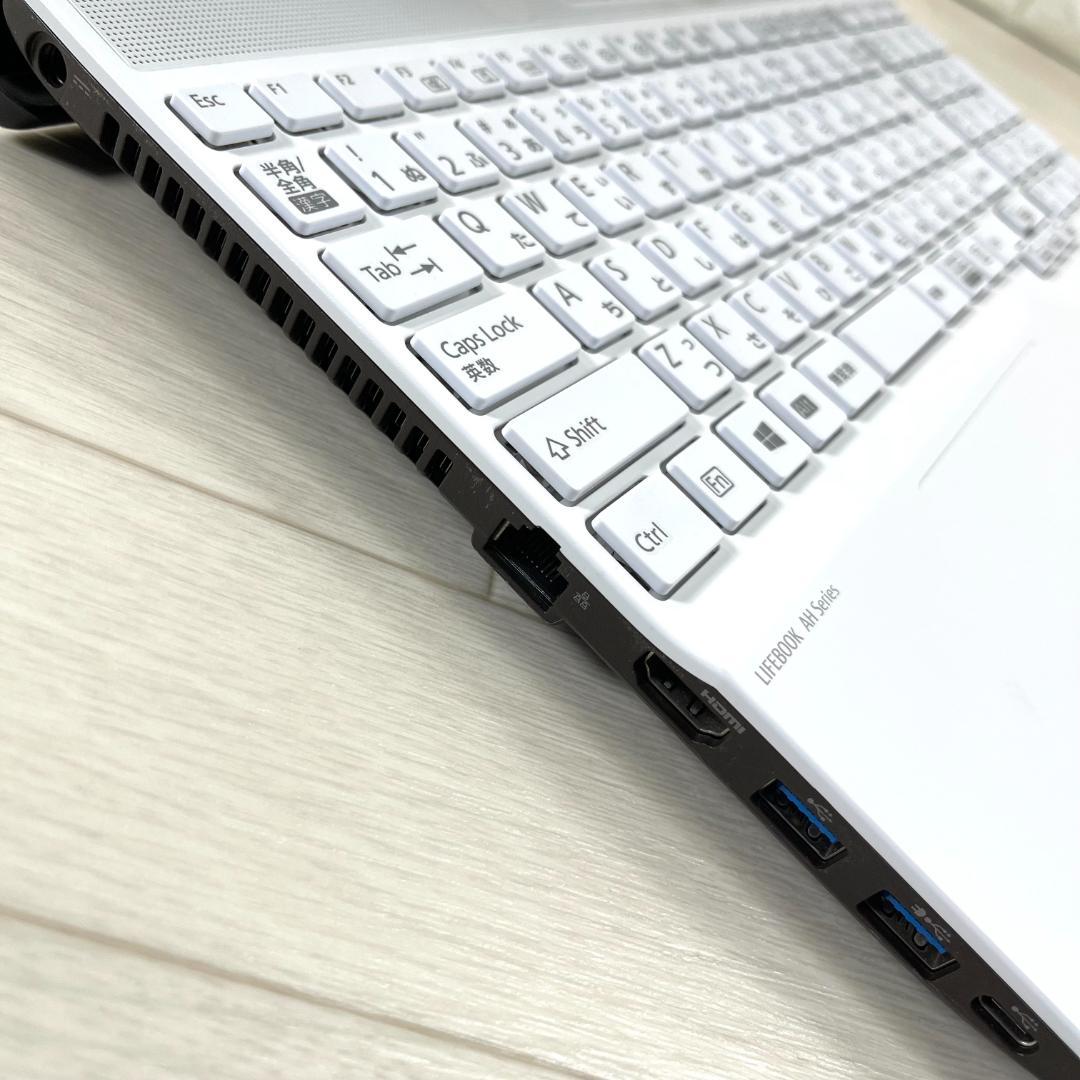 富士通 第10世代 i3 高速SSD512 メモリ8 オフィス ノートパソコン