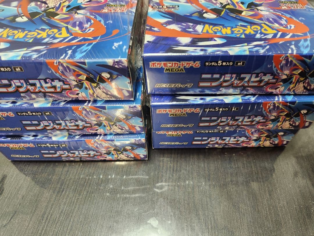 ポケモンカード　ニンジャスピナー6BOX シュリンク付き 新品未開封