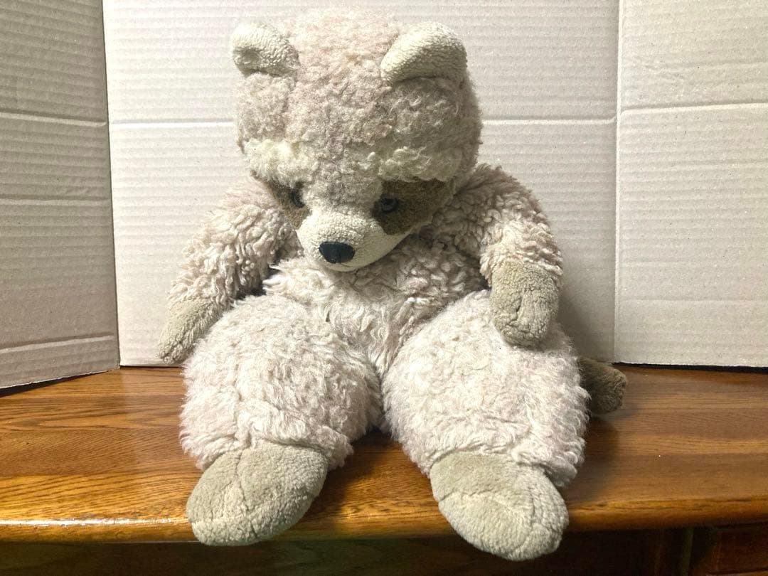 80年代 ビンテージ ORIENTAL TOY アライグマ ぬいぐるみ 当時物