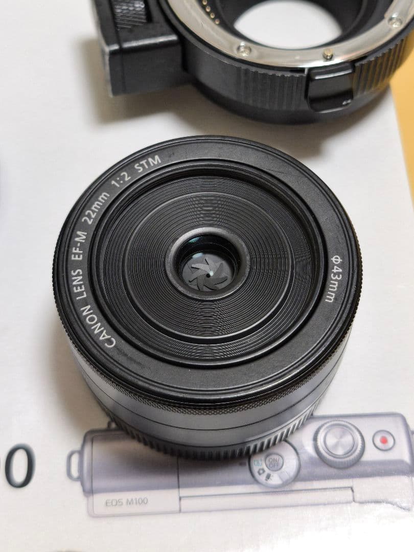 Canon EOS M100 ミラーレス一眼 22mm 18-150mm セット