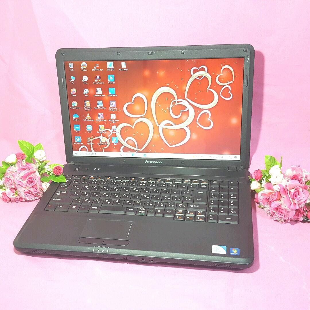 LENOVO/最新Windows10搭載/大容量500G/カメラ搭載/格安PC