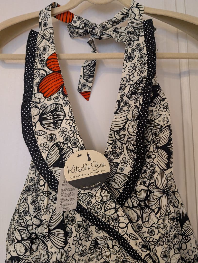 Kitsch'n Glam 柄エプロン綿100%