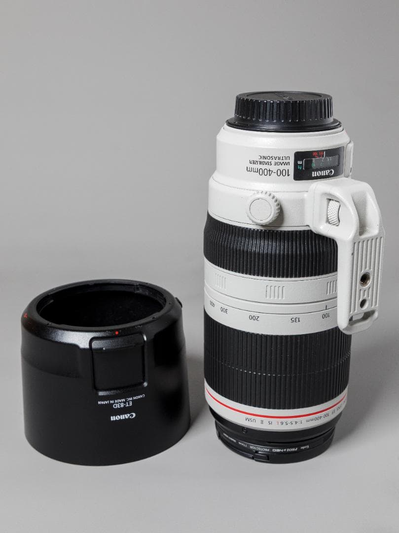 Canon 100-400mm F4.5-5.6 ズームレンズ ET-83D