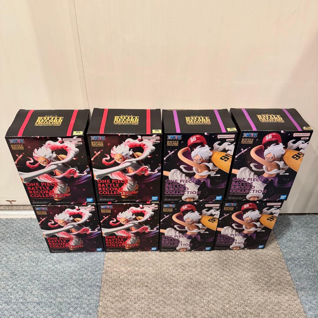 【8個セット】ワンピース BATTLE RECORD ルフィ GEAR5 ニカ