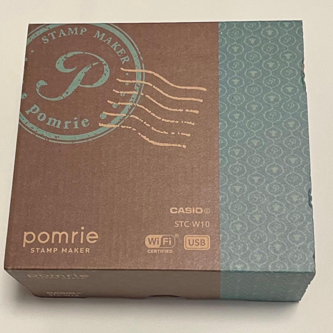 カシオスタンプメーカーポムリエ(pomrie)STC W-10 中古品