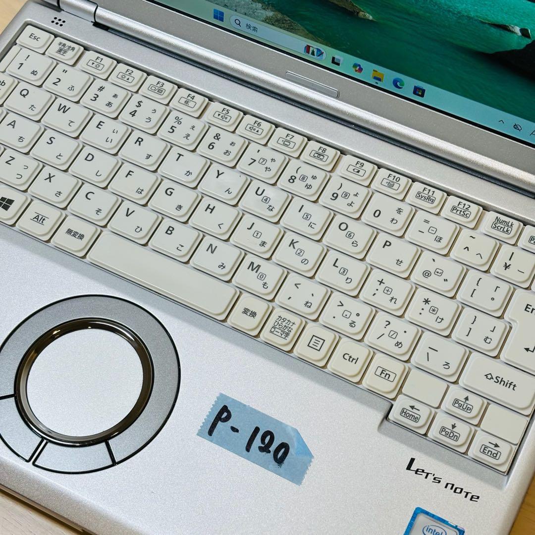 レッツノート PC Windows11 SSD DVD オフィス付き P-120