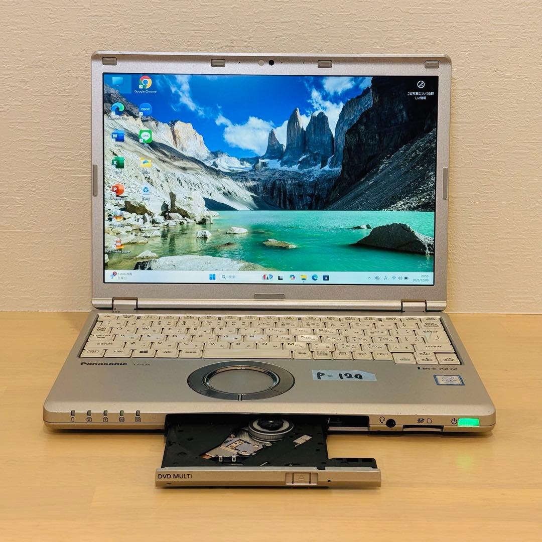 レッツノート PC Windows11 SSD DVD オフィス付き P-120