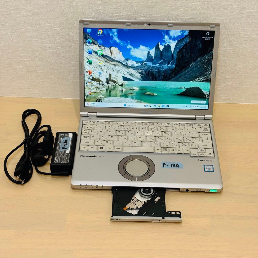 レッツノート PC Windows11 SSD DVD オフィス付き P-120