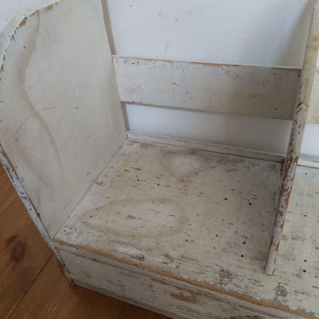 古い学校の本立て 本棚 古道具 アンティーク ビンテージ 本収納