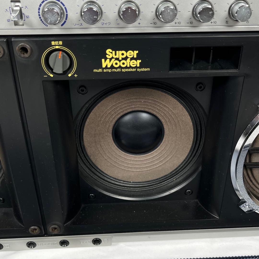 動作品 SHARP GF-999 昭和レトロ大型ラジカセ