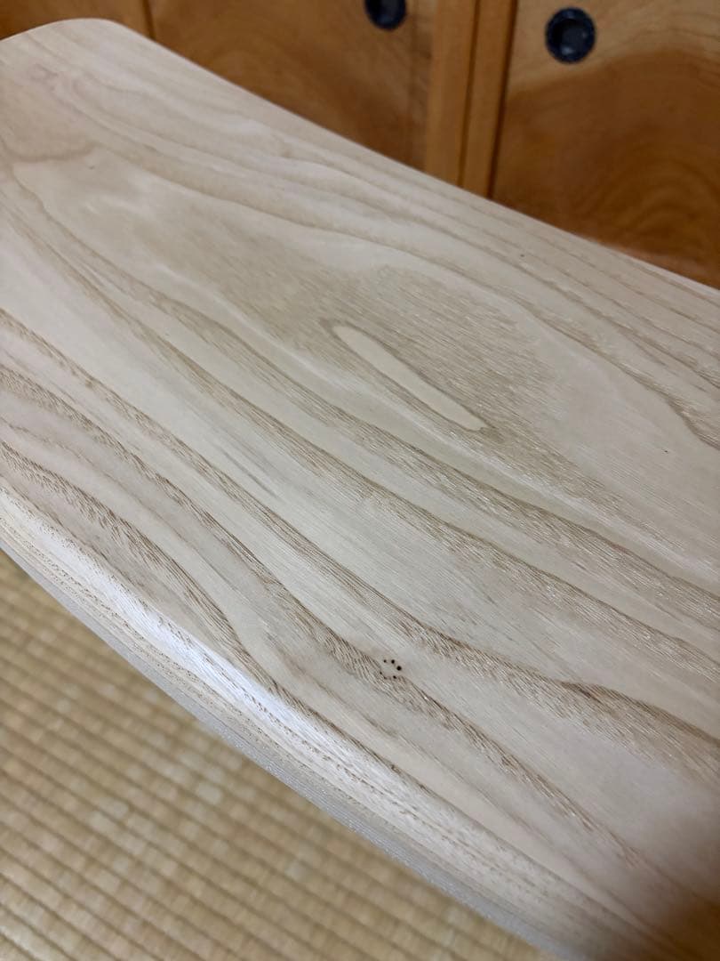 1380建具屋58年のおじいさんの手作り木製サイドテーブル、イス、スツール