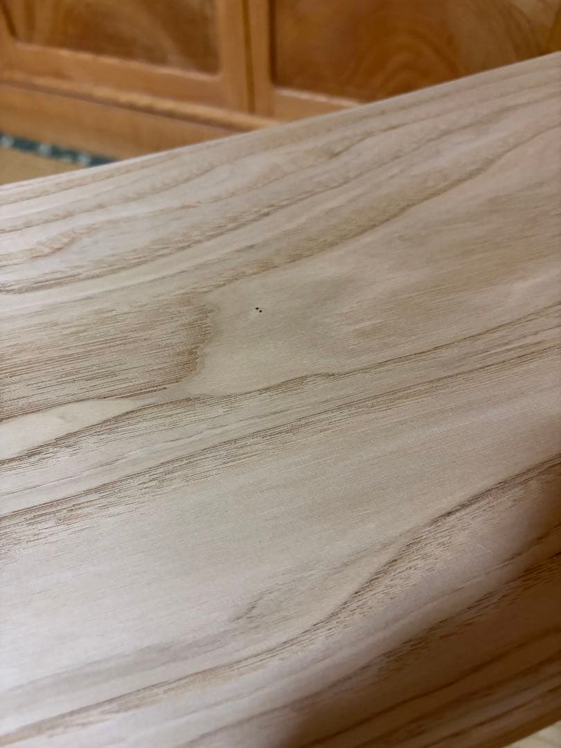 1380建具屋58年のおじいさんの手作り木製サイドテーブル、イス、スツール