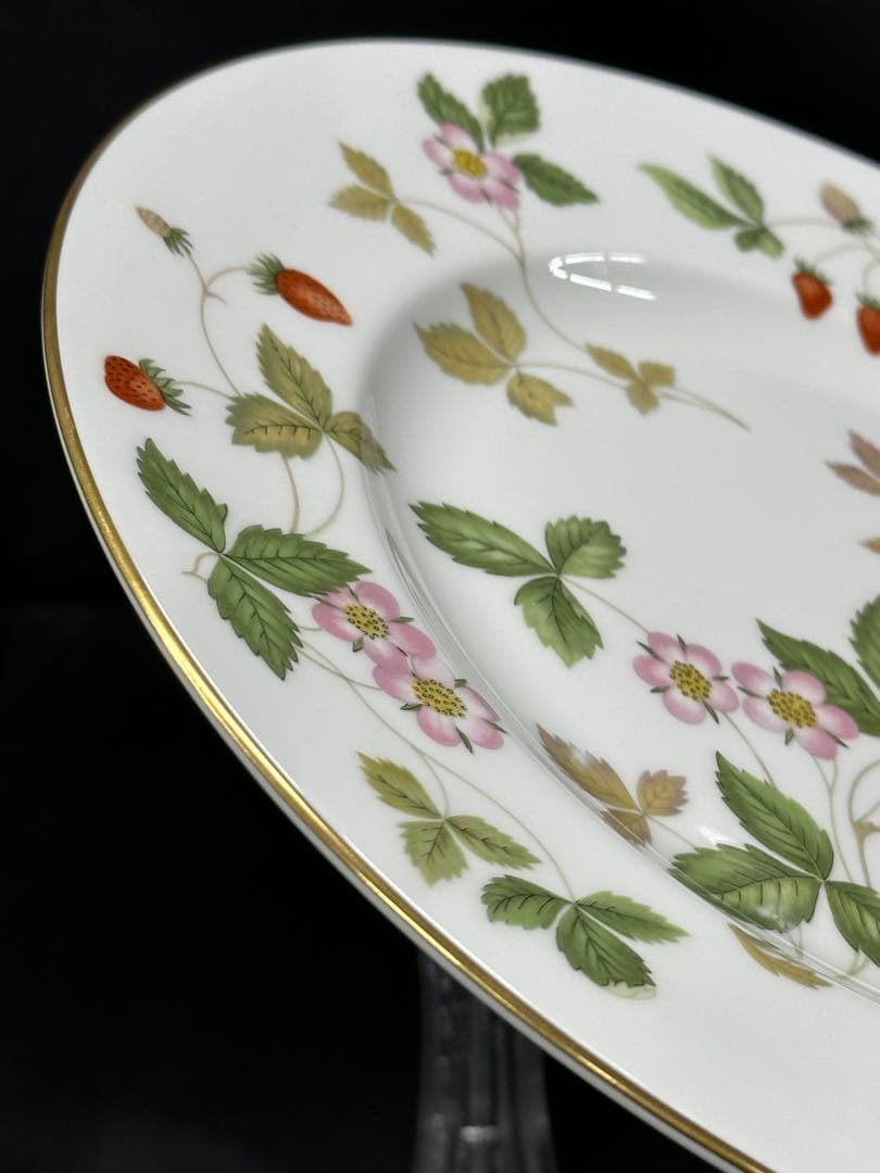② 【美品】 ワイルドストロベリー　プレート　27cm 3P