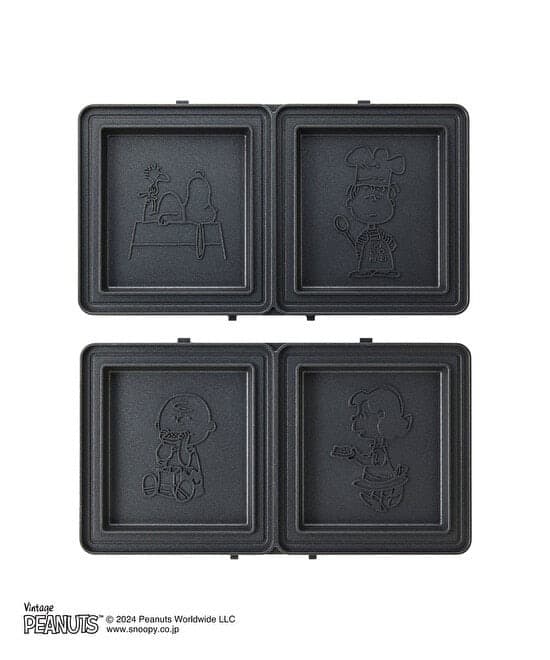 【新品未開封＋スヌーピープレート2種付】BRUNO  グリルサンドメーカーダブル