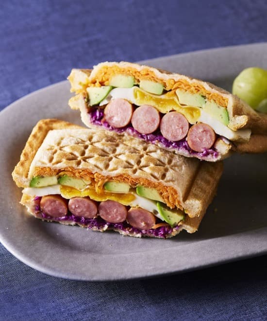 【新品未開封＋スヌーピープレート2種付】BRUNO  グリルサンドメーカーダブル