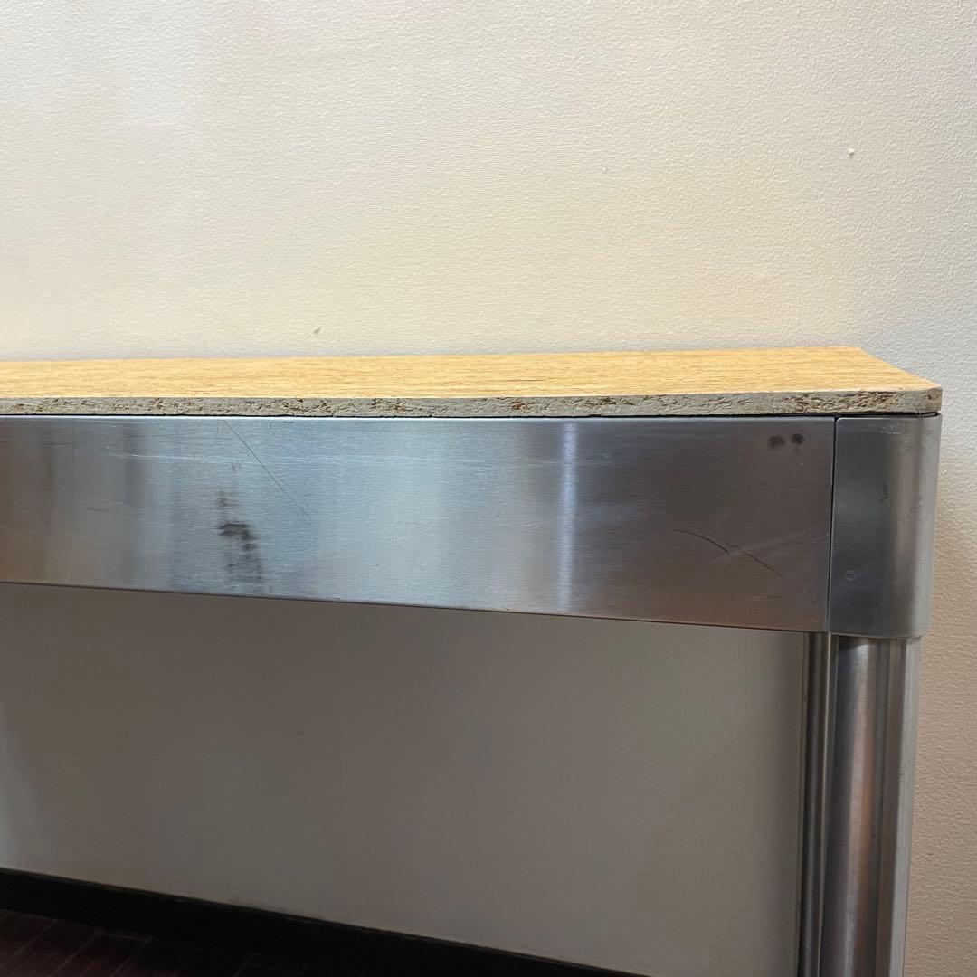 オリジナル ワークテーブル デスク 天板貼り替え済み インダストリアル 陳列台