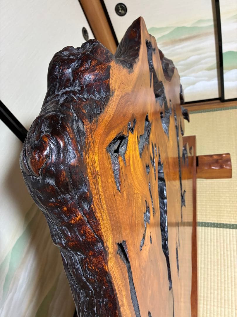 最終値下げ　手渡し限定　巨大　一枚板　衝立