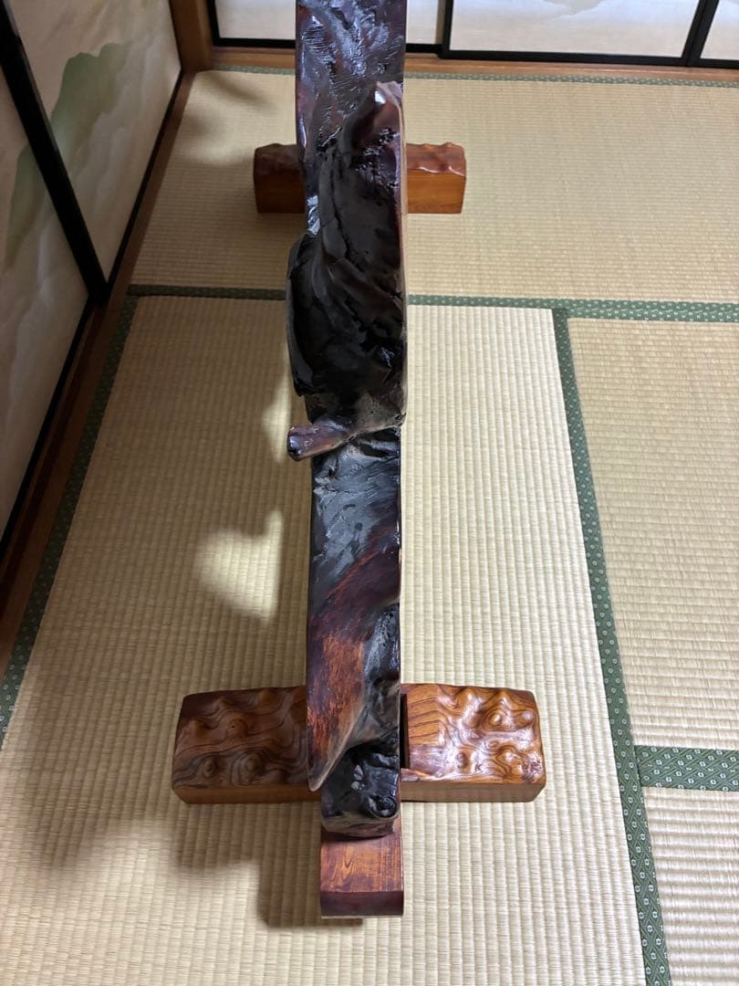 最終値下げ　手渡し限定　巨大　一枚板　衝立