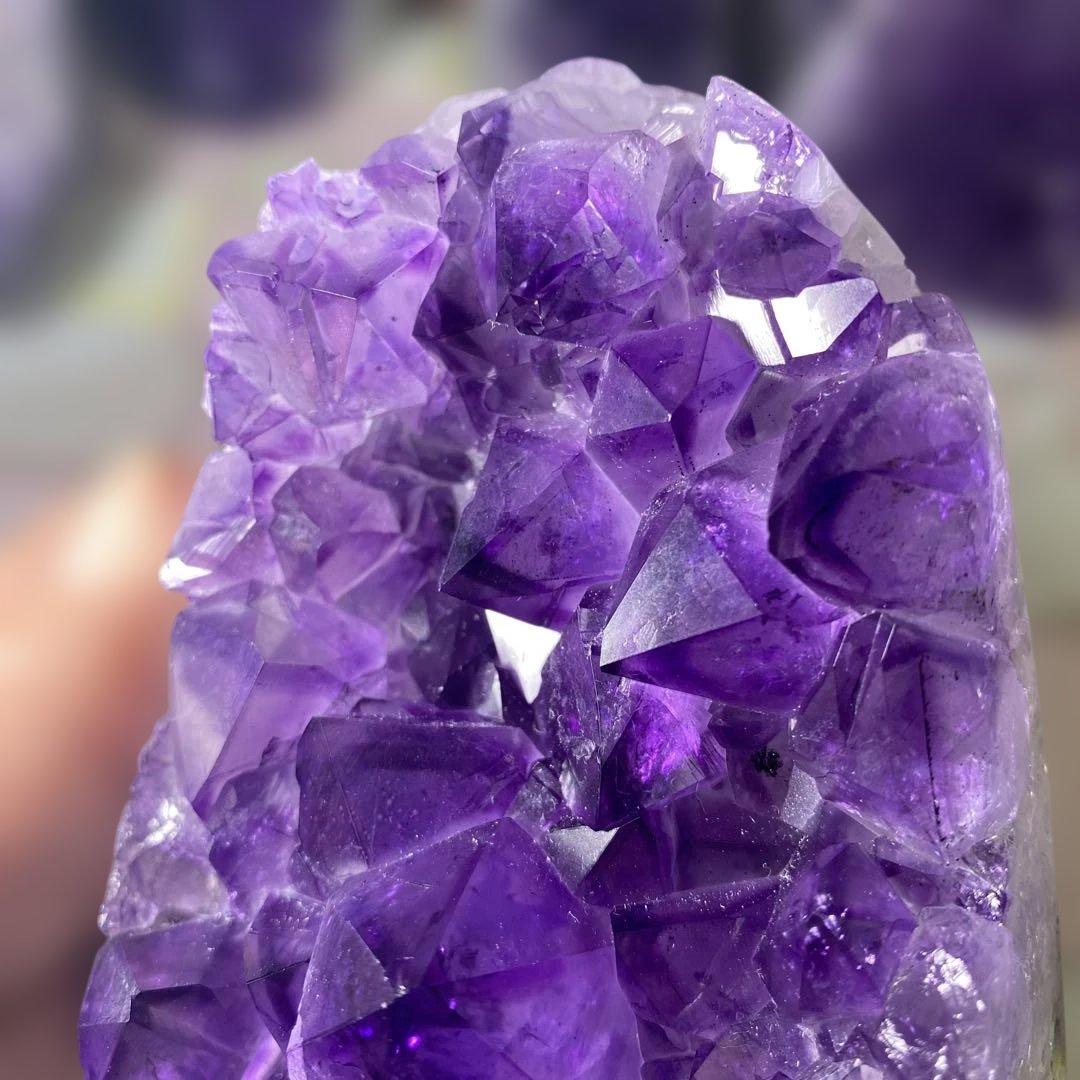 【極上】ウルグアイアメジストクラスター原石（幸運水晶）天然紫水晶 A A