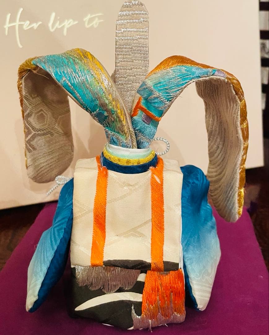 ふっち様ご検討用になります。おばあちゃんのハンドメイド　着物うさぎ男の子人形