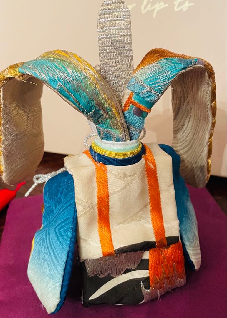 ふっち様ご検討用になります。おばあちゃんのハンドメイド　着物うさぎ男の子人形