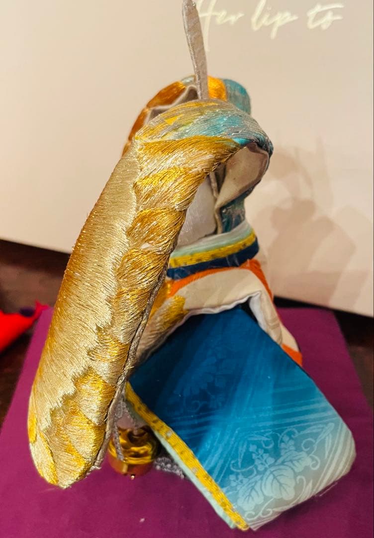 ふっち様ご検討用になります。おばあちゃんのハンドメイド　着物うさぎ男の子人形