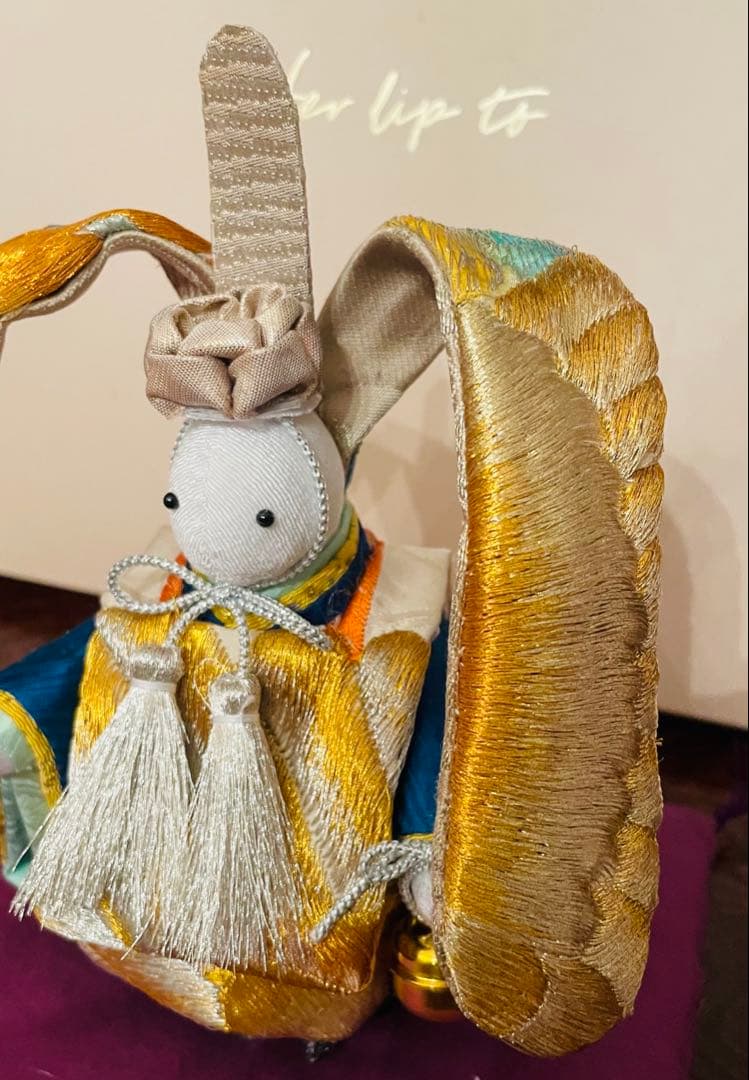 ふっち様ご検討用になります。おばあちゃんのハンドメイド　着物うさぎ男の子人形