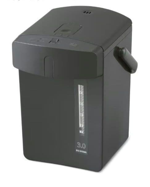 アイリスオーヤマ 電気ポット 3リットル メカ式 ブラック IMHD-230-B