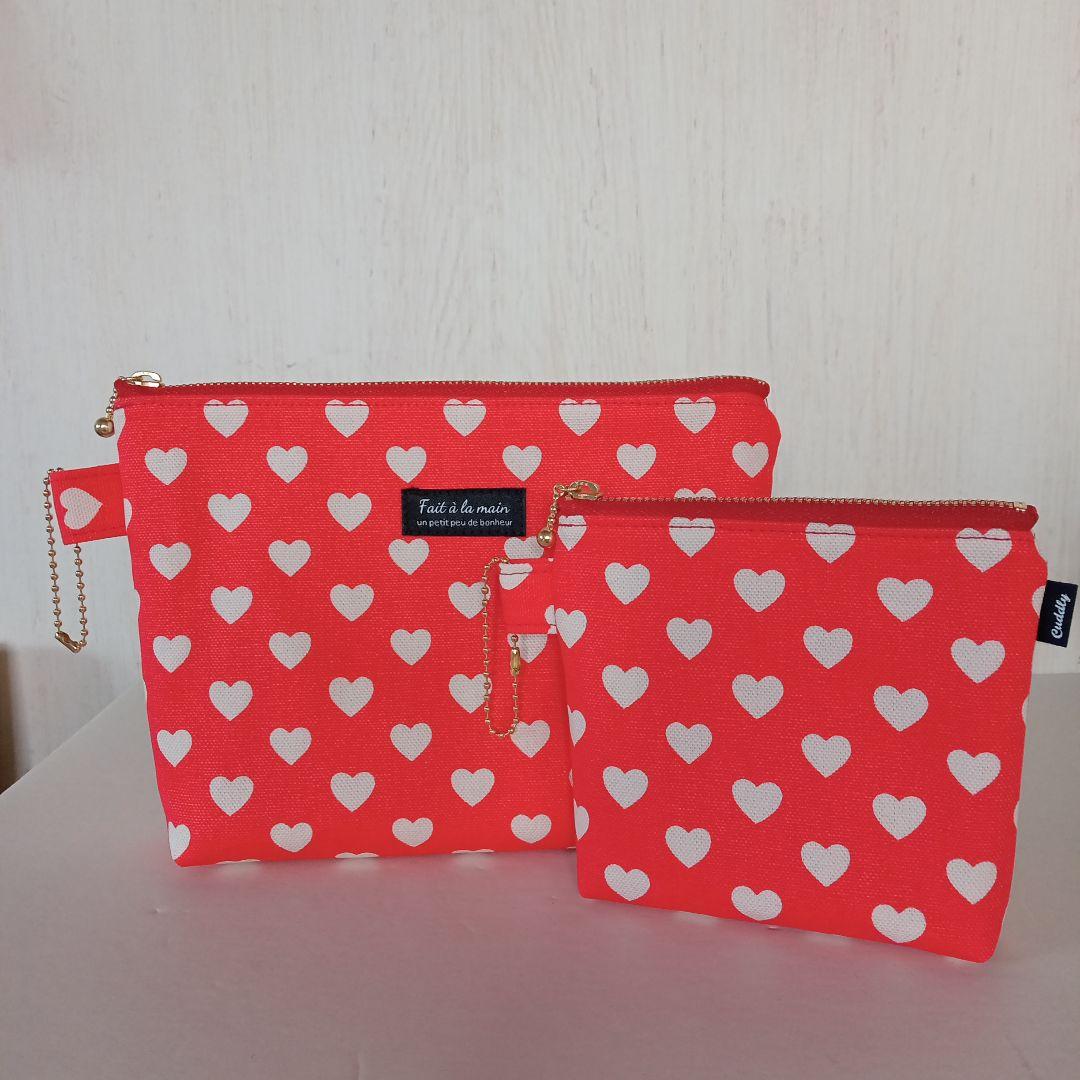 専用品　紙袋風トートバック•ミニポーチ•化粧ポーチ　ハンドメイド