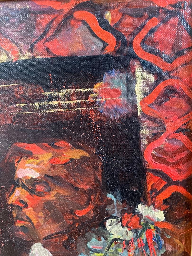 油絵絵画静物画インテリアart oil paintingカラヤンKarajan