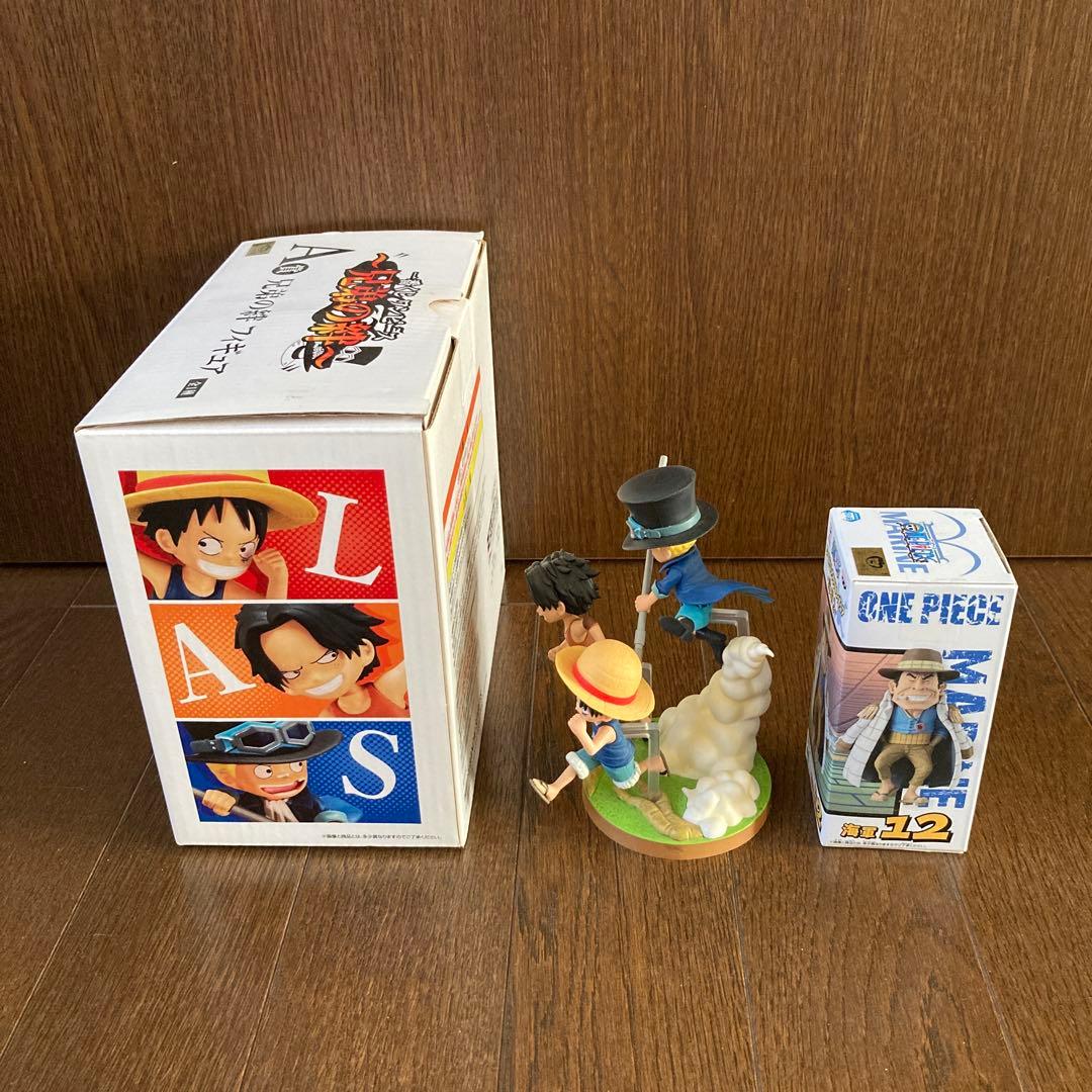 ワンピース　フィギュア　ワーコレ　茶トン、一番くじ　兄弟の絆　A賞　まとめ売り