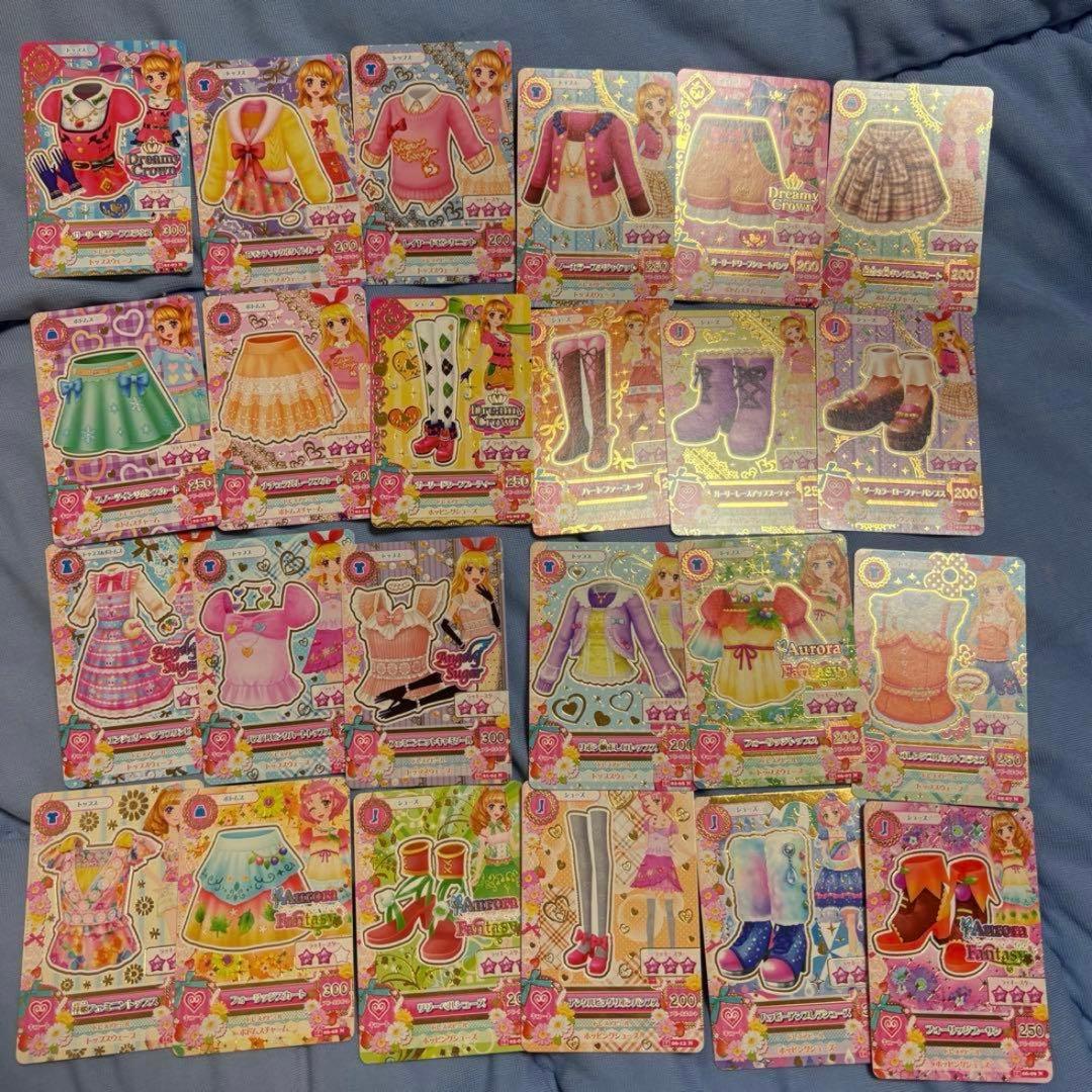 アイカツ カード まとめ売り 約95枚+ICカード カードケース シール