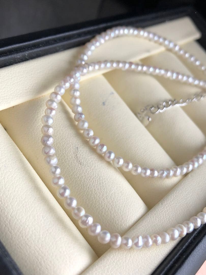 特売品　希少サイズ　淡水babypearl ネックレス