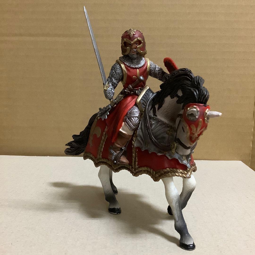 シュライヒ Schleich 70056 馬にまたがる剣のナイト（百合）