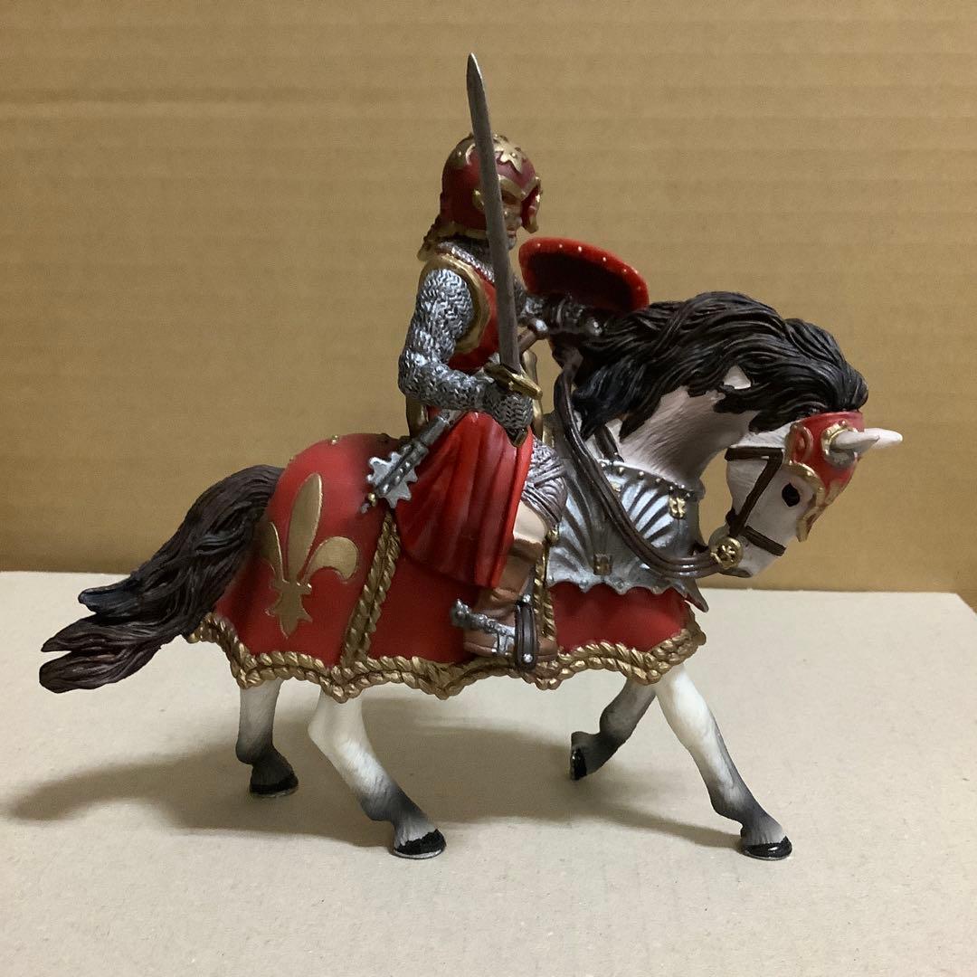 シュライヒ Schleich 70056 馬にまたがる剣のナイト（百合）