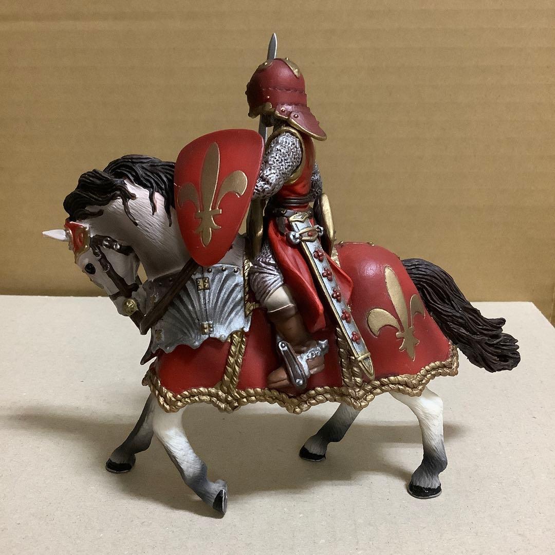 シュライヒ Schleich 70056 馬にまたがる剣のナイト（百合）