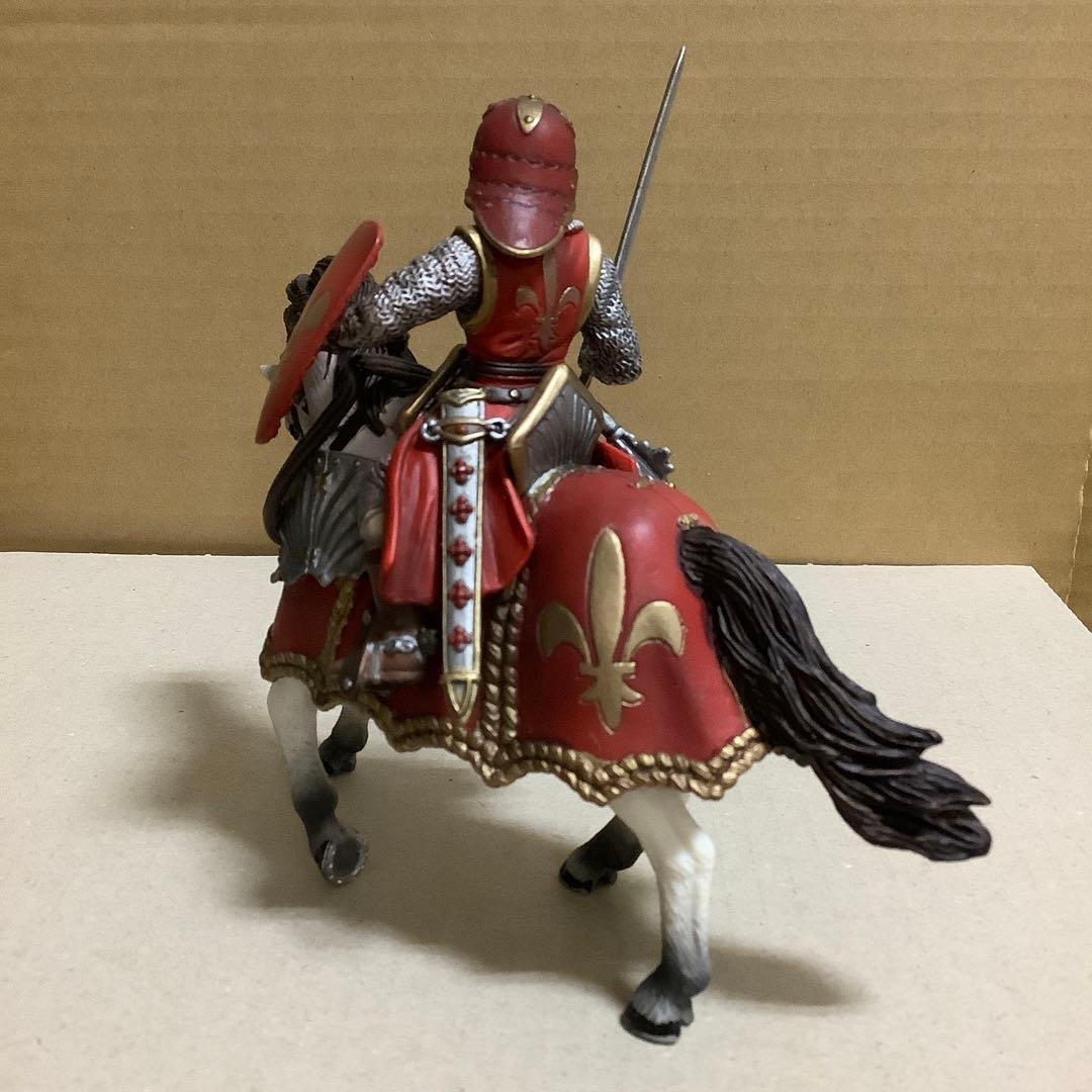 シュライヒ Schleich 70056 馬にまたがる剣のナイト（百合）