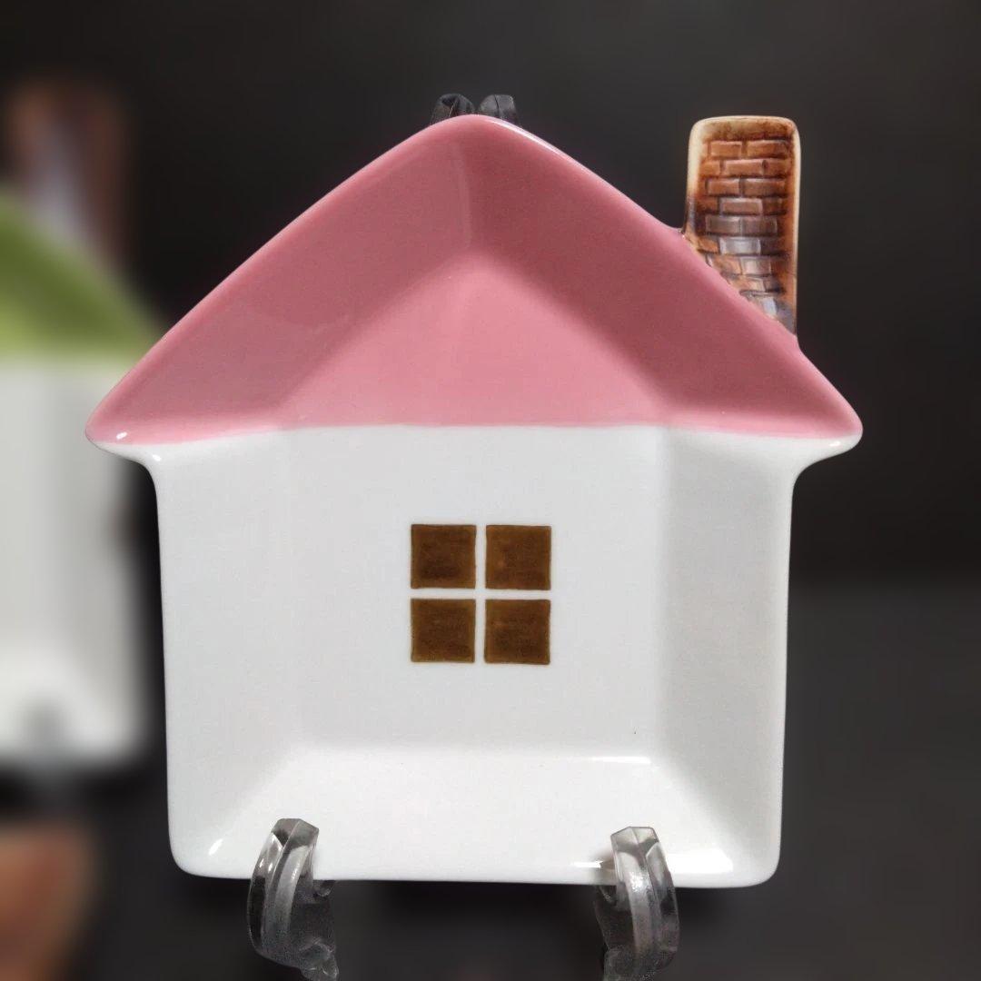 新品 波佐見焼 福峰窯 家型プレート5枚　パーティー　かわいい　おしゃれ