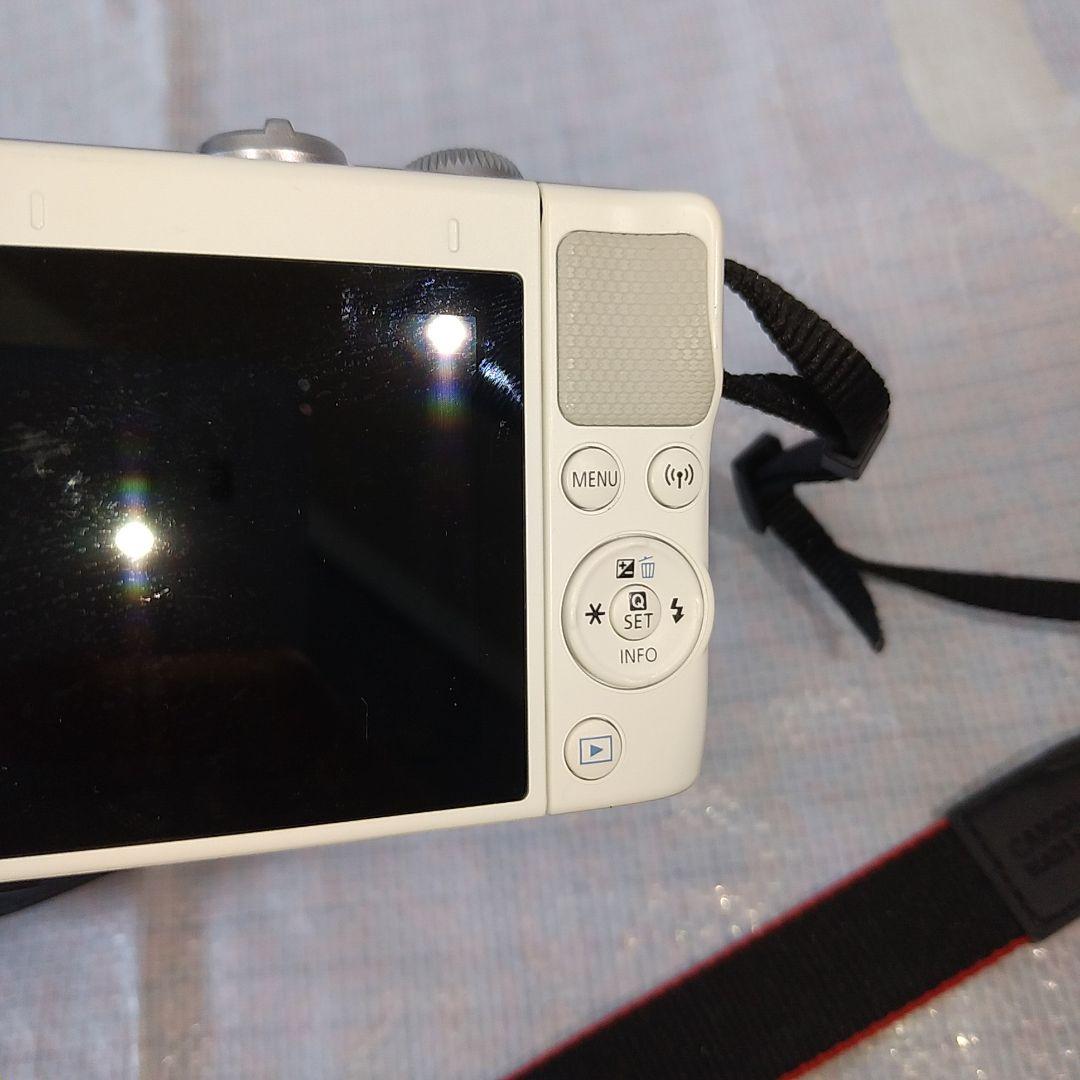 Canon キヤノン EOS M100 ボディ ホワイト 本体　レンズ