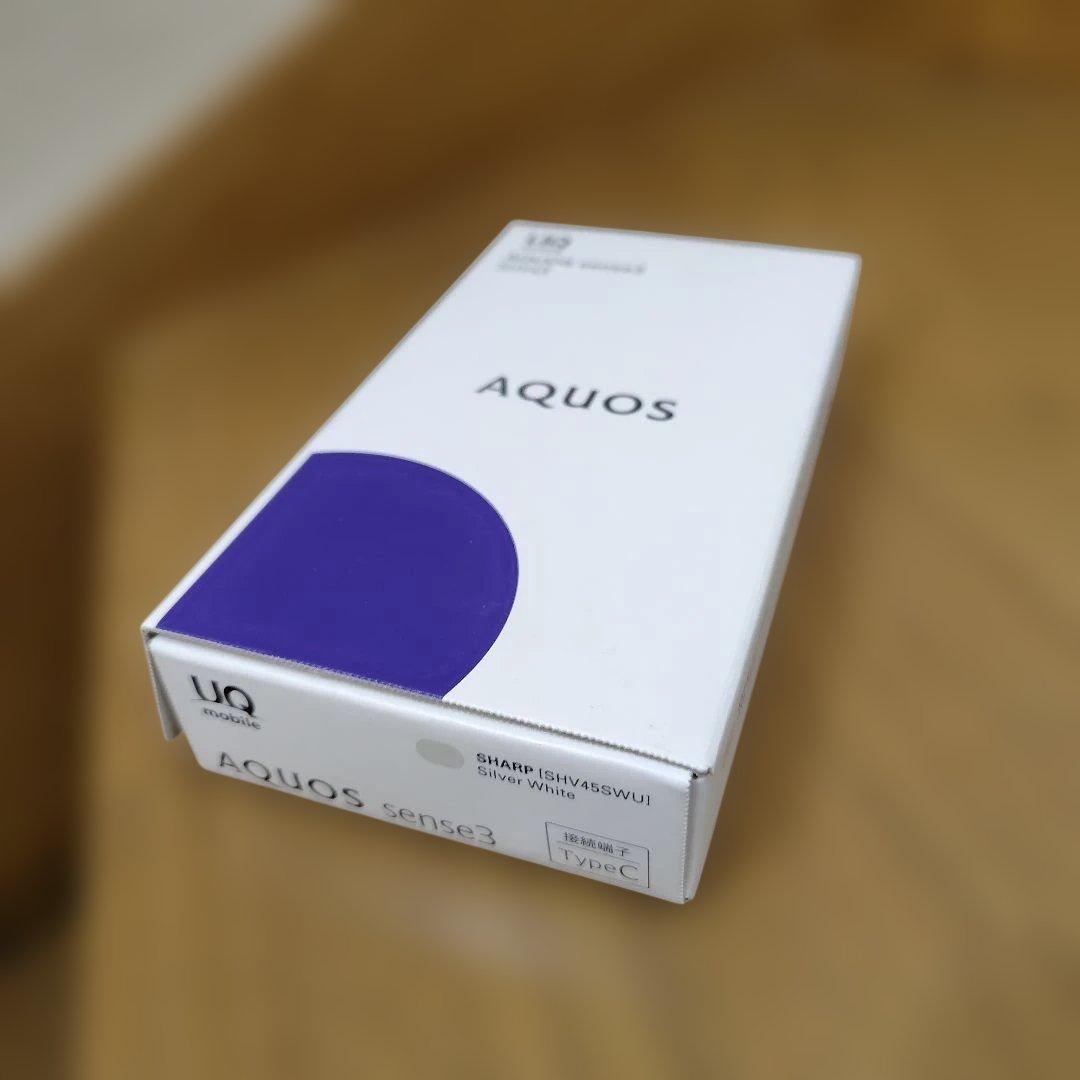【USED】UQ AQUOS sense3　 SHV45 　箱付き