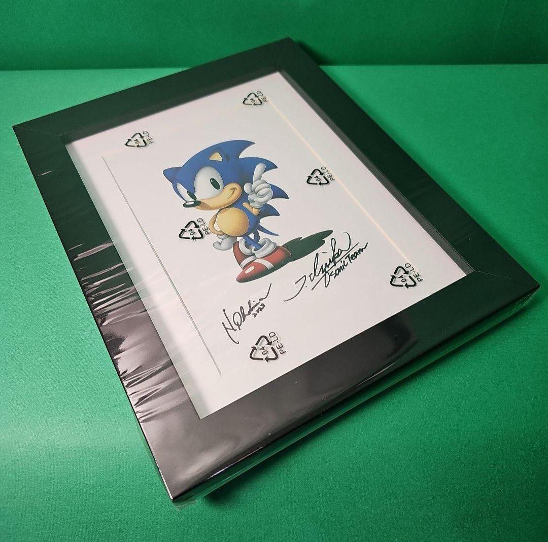 【レア★新品】ソニック スーパースターズ 復刻原画 製作者サイン 数量限定