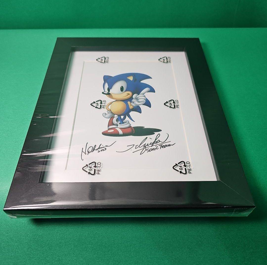 【レア★新品】ソニック スーパースターズ 復刻原画 製作者サイン 数量限定