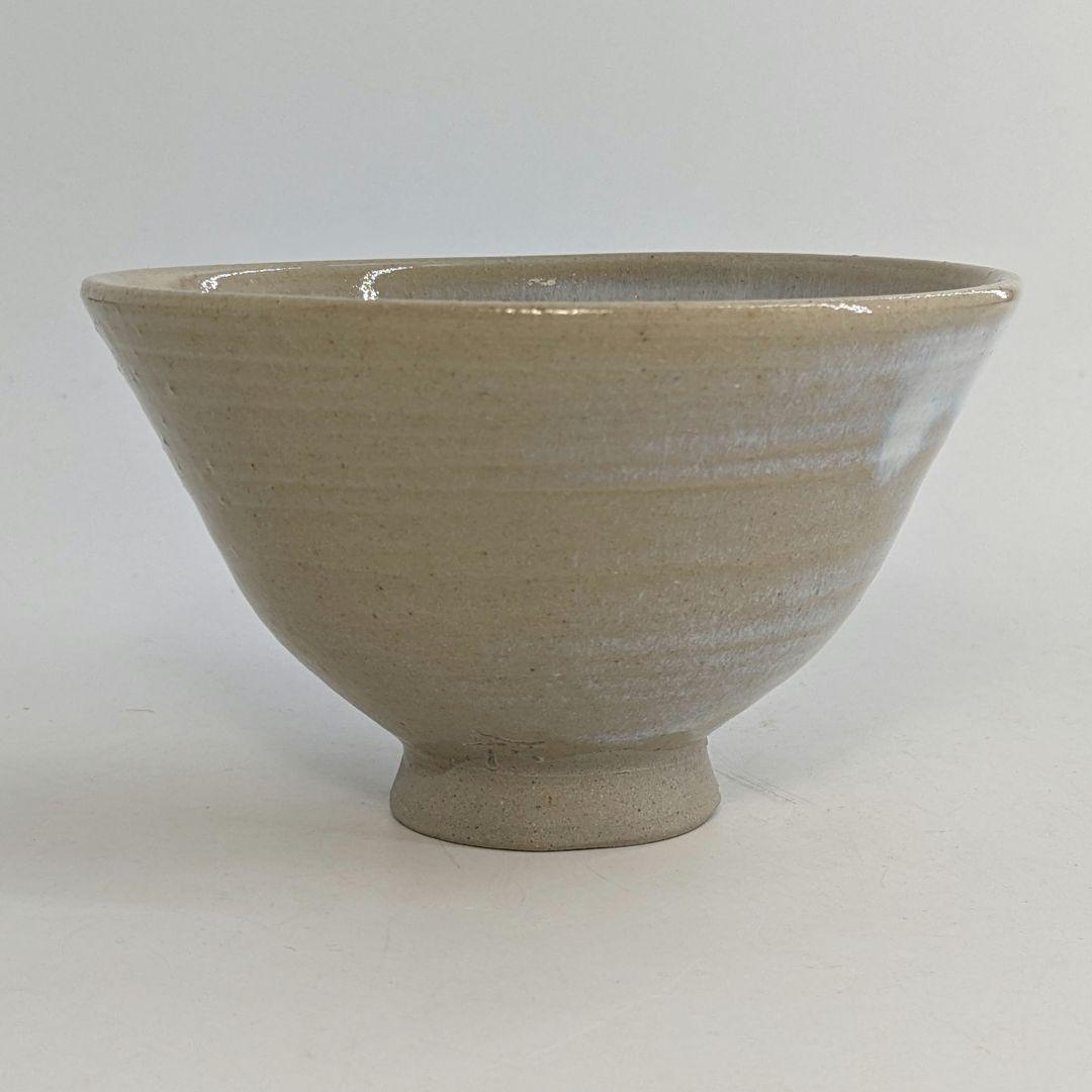 岡山県重要無形文化財 難波仁斎 草花茶碗 共箱合布 抹茶碗 抹茶茶碗 茶道具