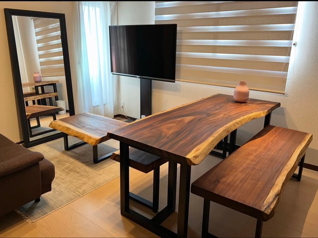 一枚板用　アイアン脚　T字　※直接お取引のみ