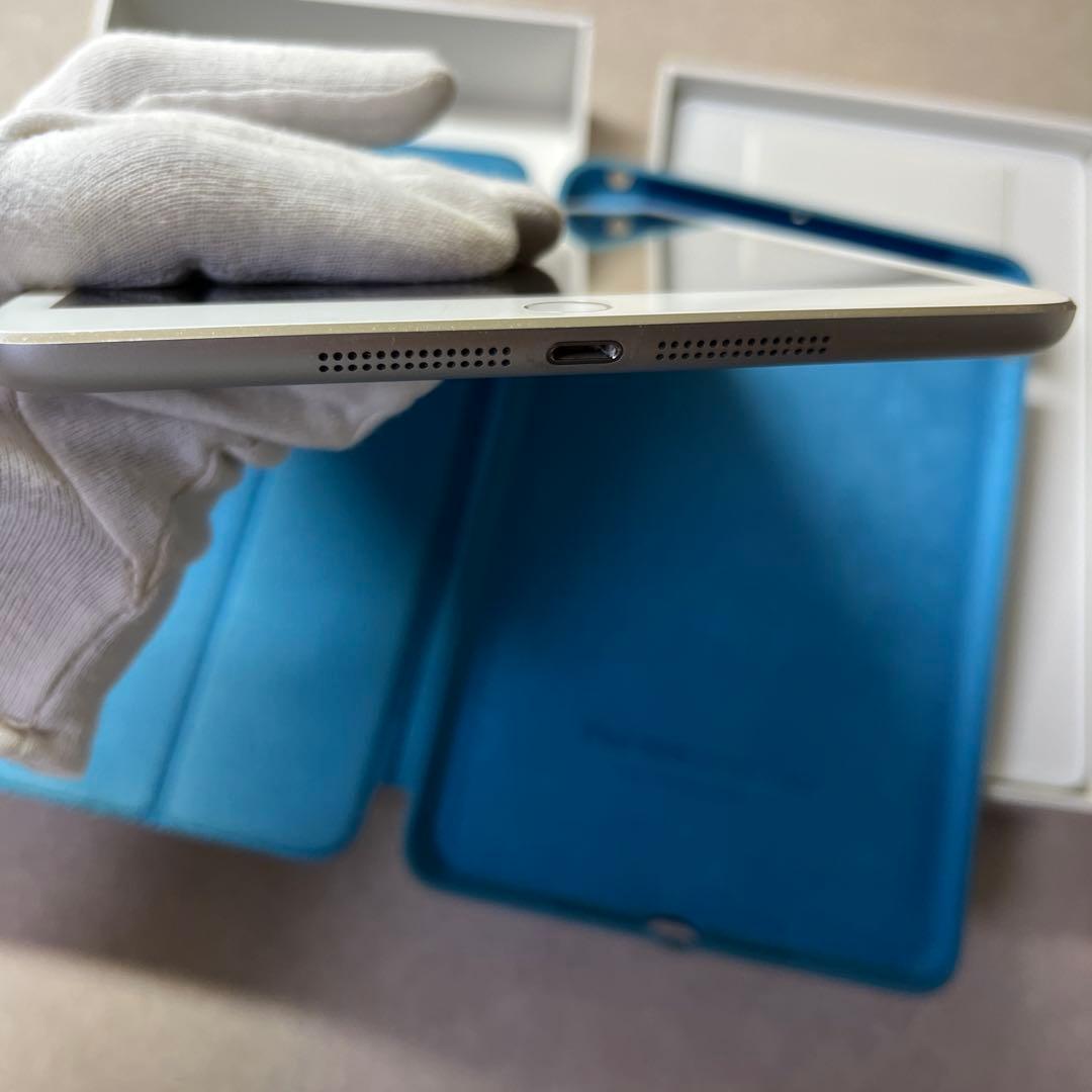 Apple iPad mini3 シルバー 128GB 箱付き 純正カバー